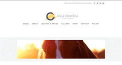 Desktop Screenshot of juliaopawska.com
